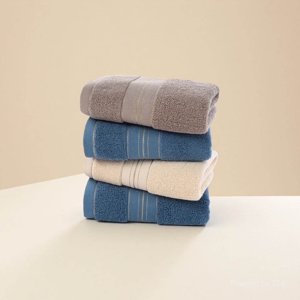 Pure cotton towels for washing face, wholesale and customized all-cotton absorbent towels, individual packaging, street stalls, polyester-cotton embroidery Item Picture