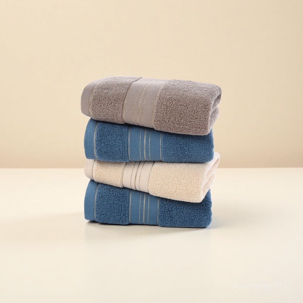 Pure cotton towels for washing face, wholesale and customized all-cotton absorbent towels, individual packaging, street stalls, polyester-cotton embroidery Specification image