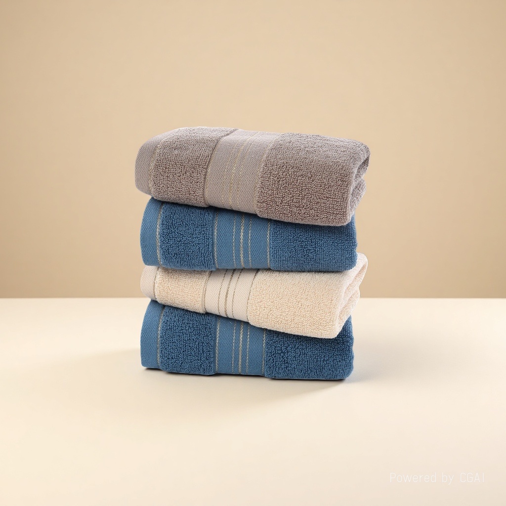 Pure cotton towels for washing face, wholesale and customized all-cotton absorbent towels, individual packaging, street stalls, polyester-cotton embroidery Application Scenario