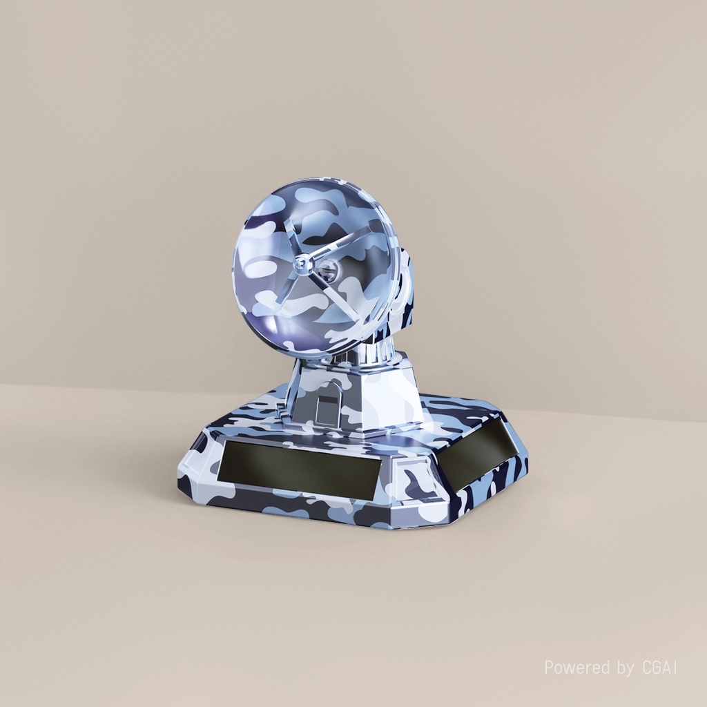 Grey vehicle-mounted solar ornaments, car interior hanging ornaments, car ornaments details Picture