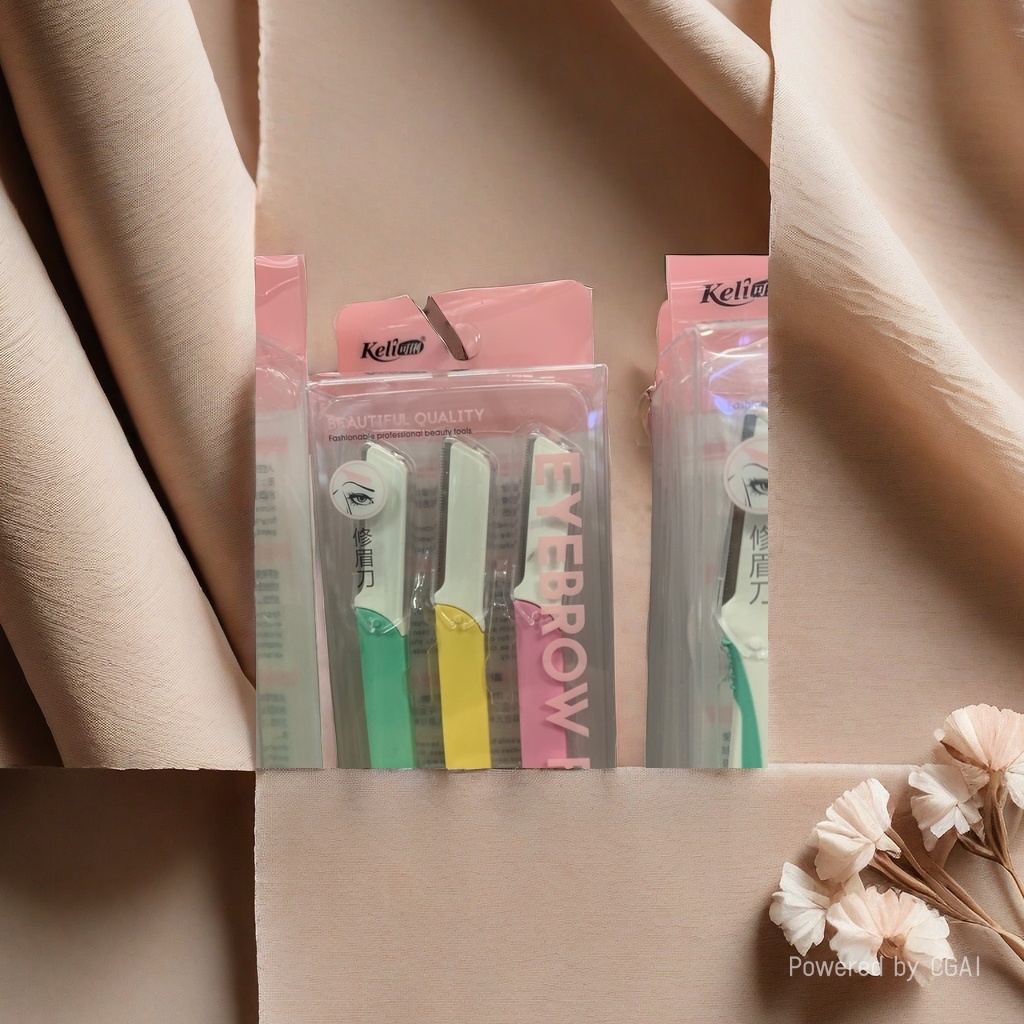Eyebrow trimming knife, eyebrow clipper, eyebrow clip, beauty tweezers, nose hair remover, men's personal care set Specification image