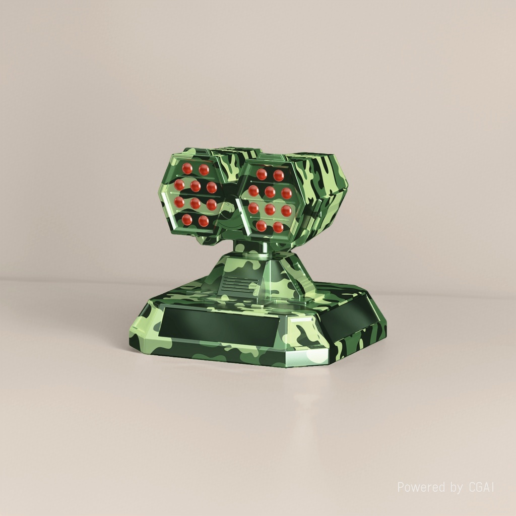 Shaped car sun green camouflage decorative item, car interior hanging decorative item, car decorative item