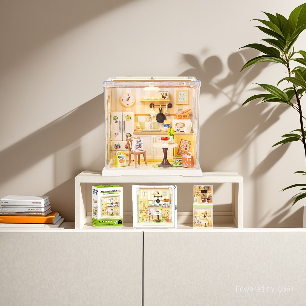 مطبخ صغير Artisan Space نموذج DY نموذج AfterNoon Time Kitchen Flick Application Scenario