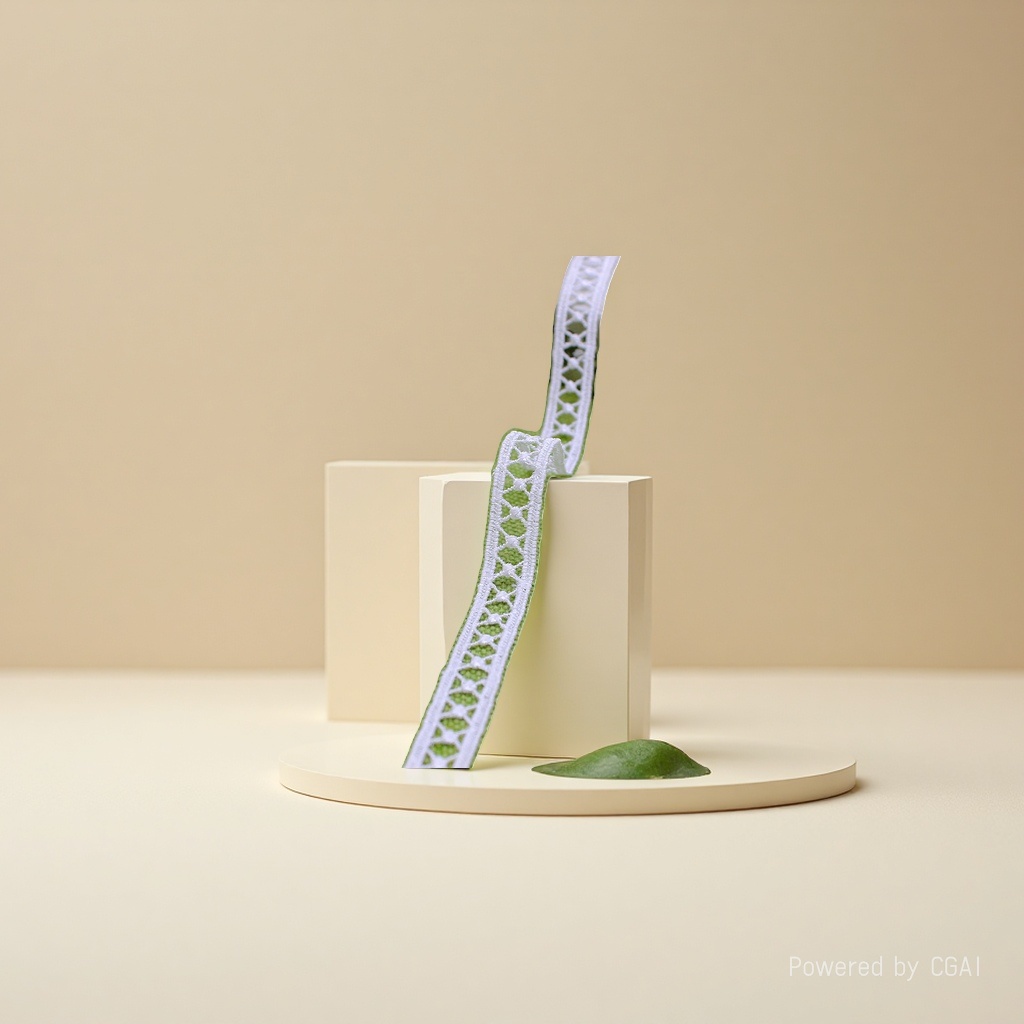 花边/辅料蕾丝花边/领花/链条花边/花边织带白底实物图