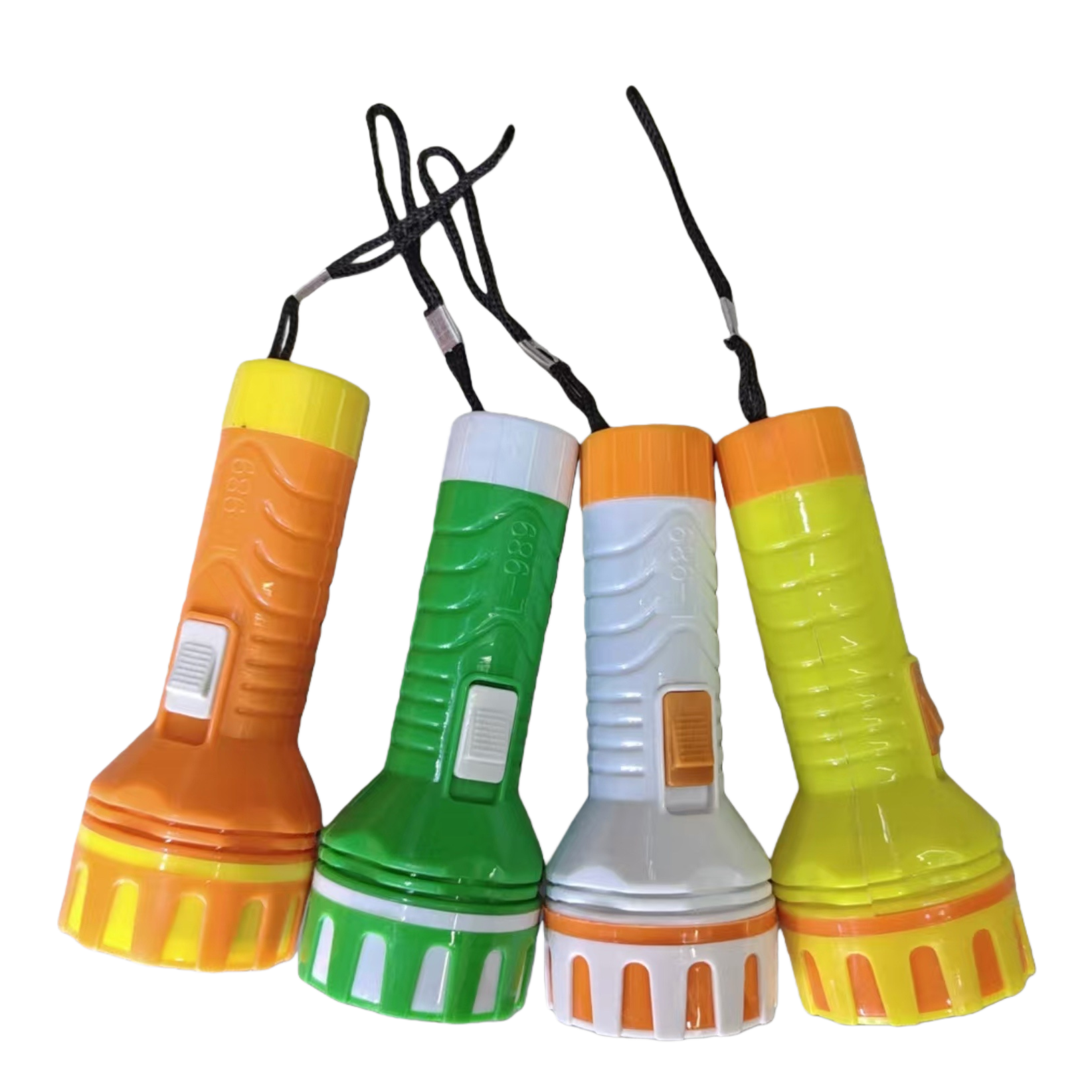 M720V hand-held color small flashlight, plastic outdoor flashlight electronic product Item Picture