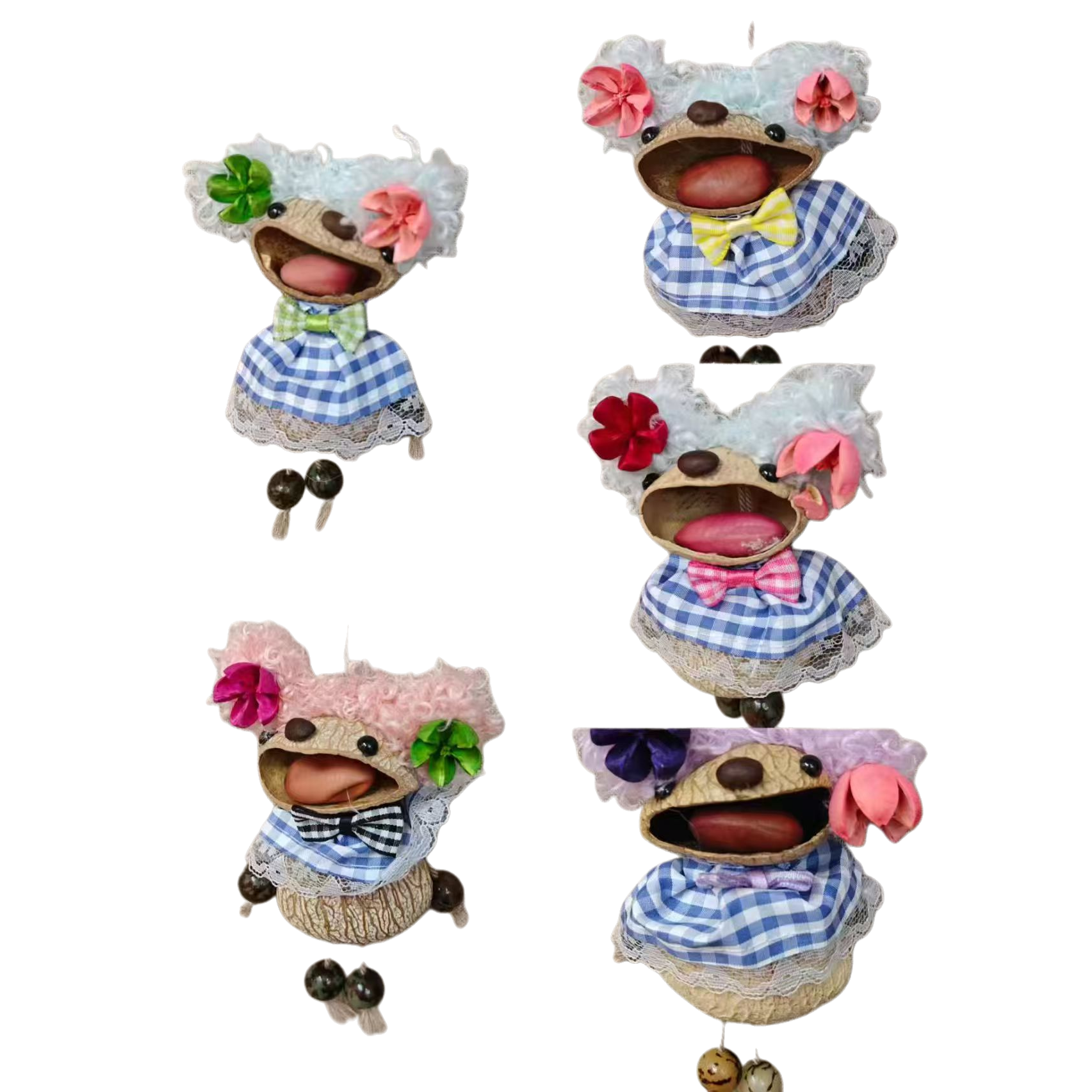 Handmade fabric dolls, other figurines, cute fabric plush toys Item Picture