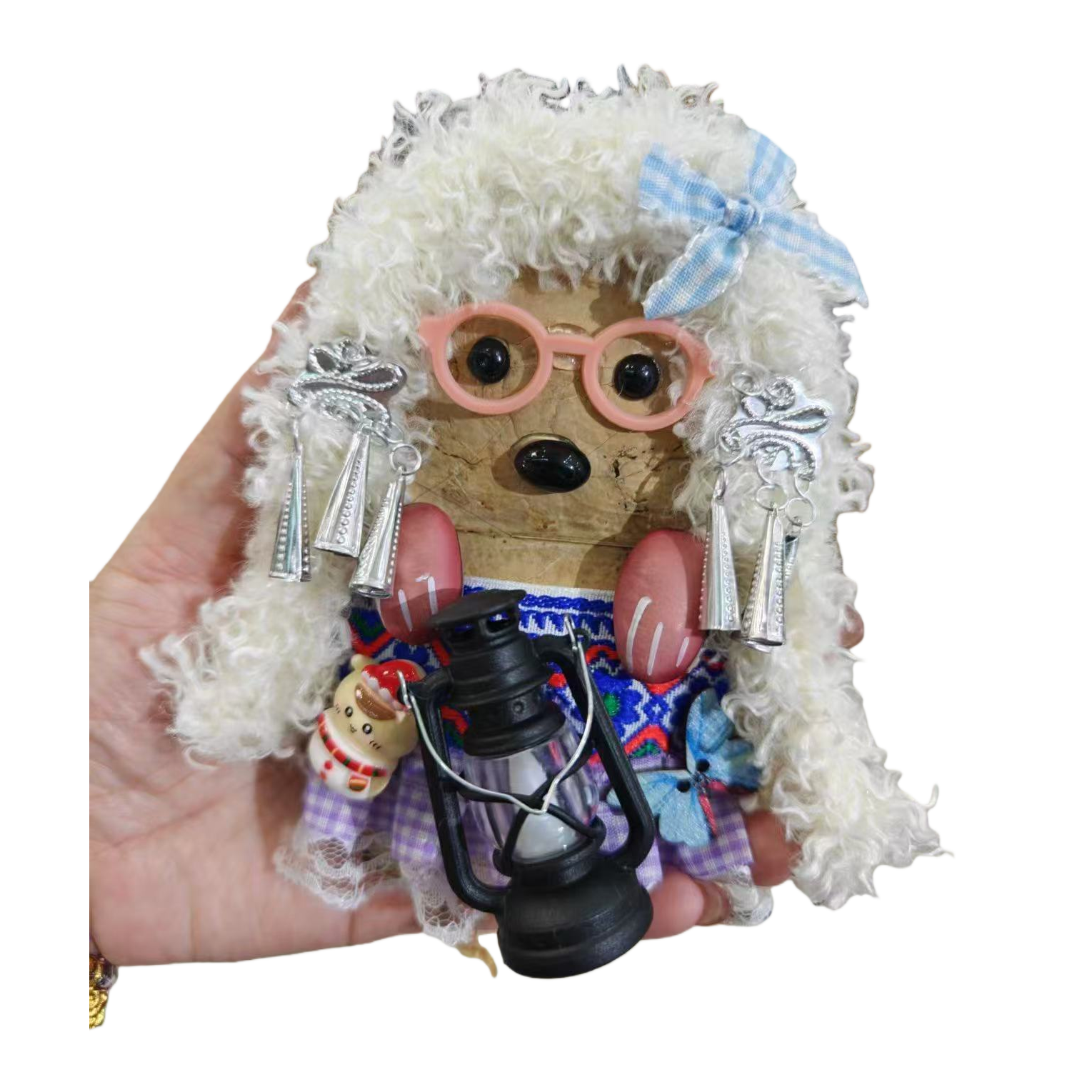 Swan Ugly Doll doll 5CM Keycap Cat schoolbag doll 5CM Item Picture