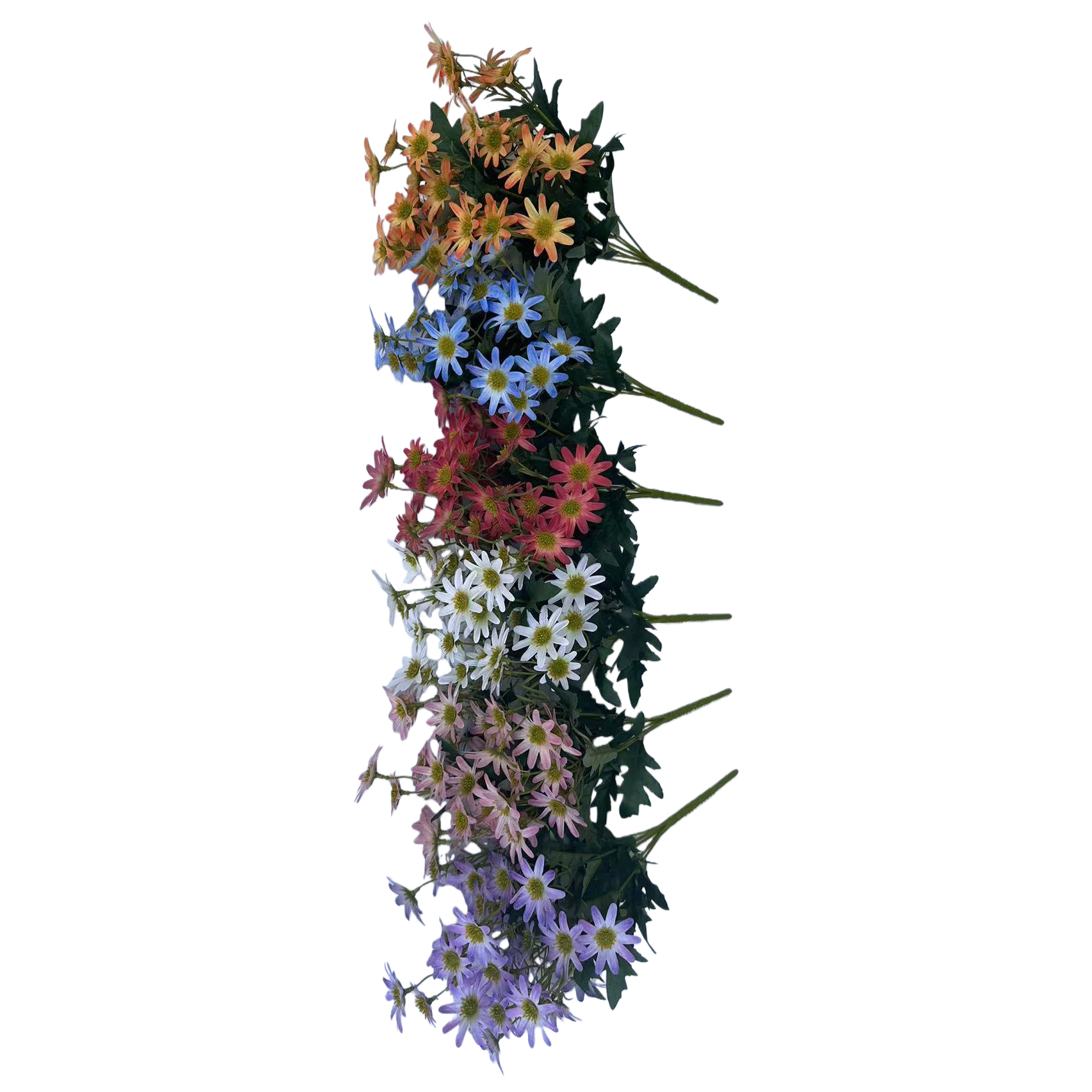 假花/仿真花/假花灯/塑料/人造花塑料白底实物图