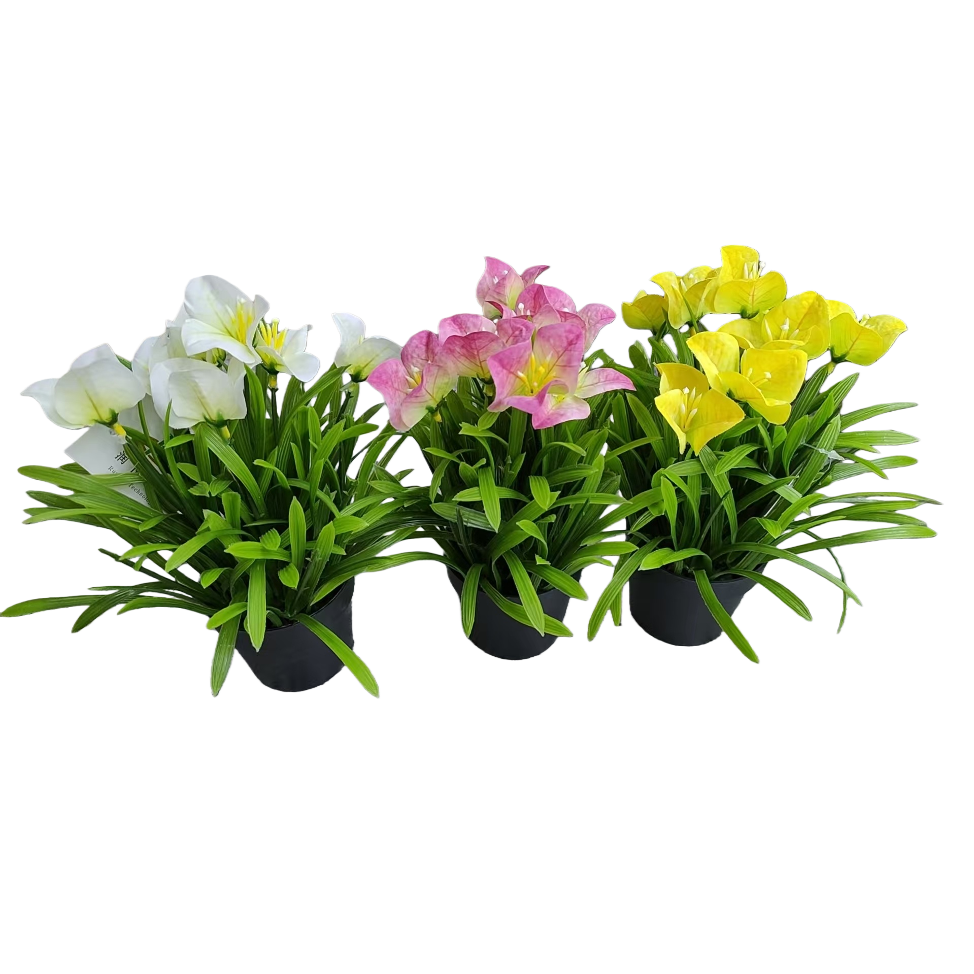 绿植仿真/仿真绿植/芦苇仿真花/防真绿植/假绿植白底实物图