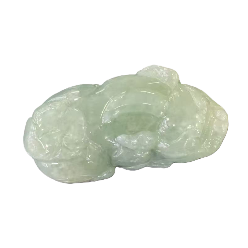 نحت الماء أوي شيء العوادم PiXiu اليشم الحرف اليدوية الديكور Item Picture