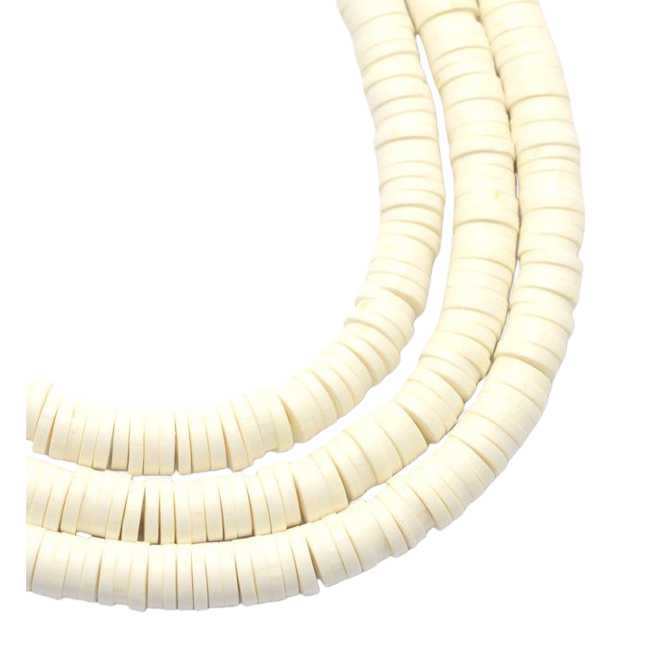 A handcrafted Muslim bracelet of traditional Chinese medicine crystal with beige cylindrical beads Item Picture