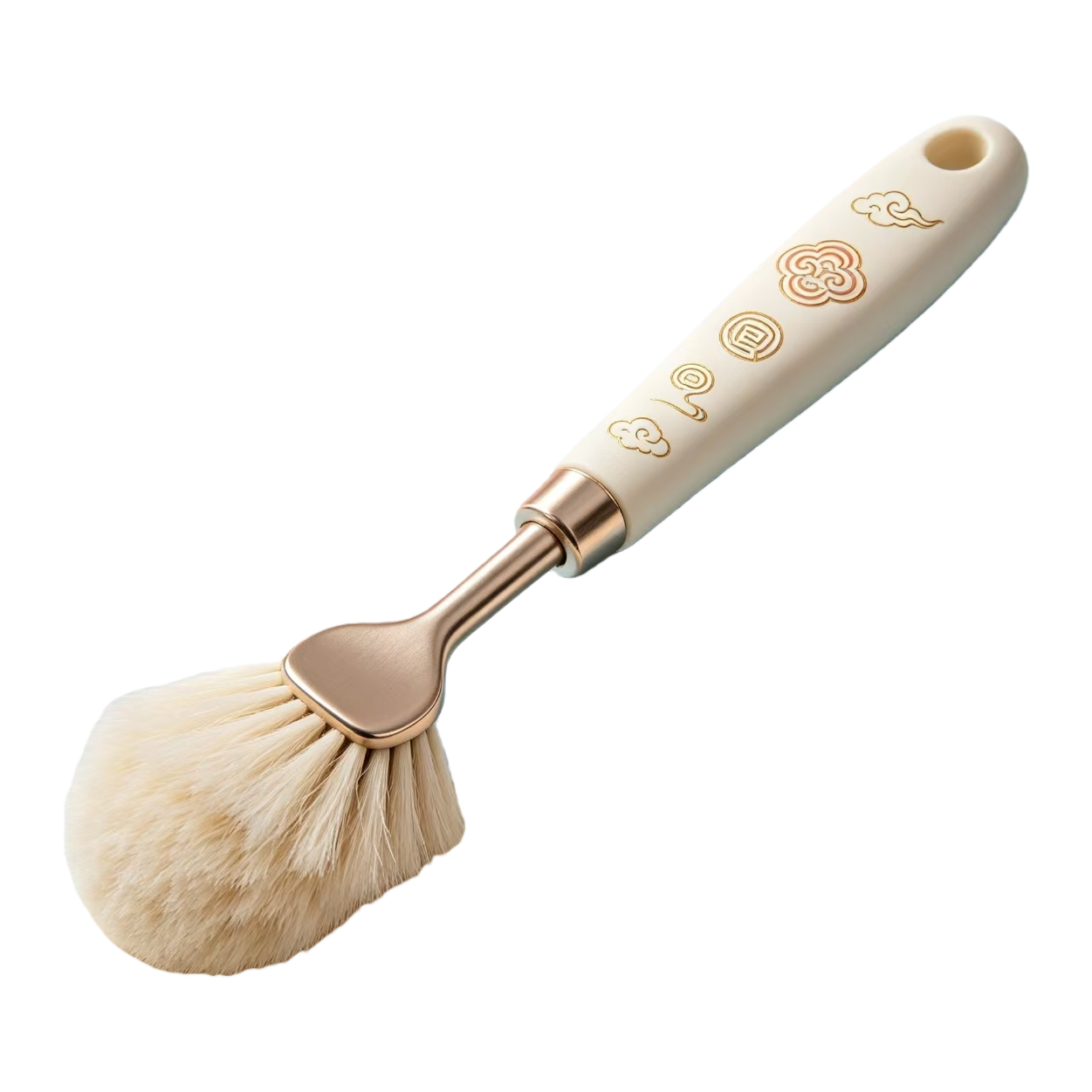 مجموعة من فرشاة ماكياج لظلال العيون باستخدام مقبض الخيزران مع مكياج للعينين Item Picture