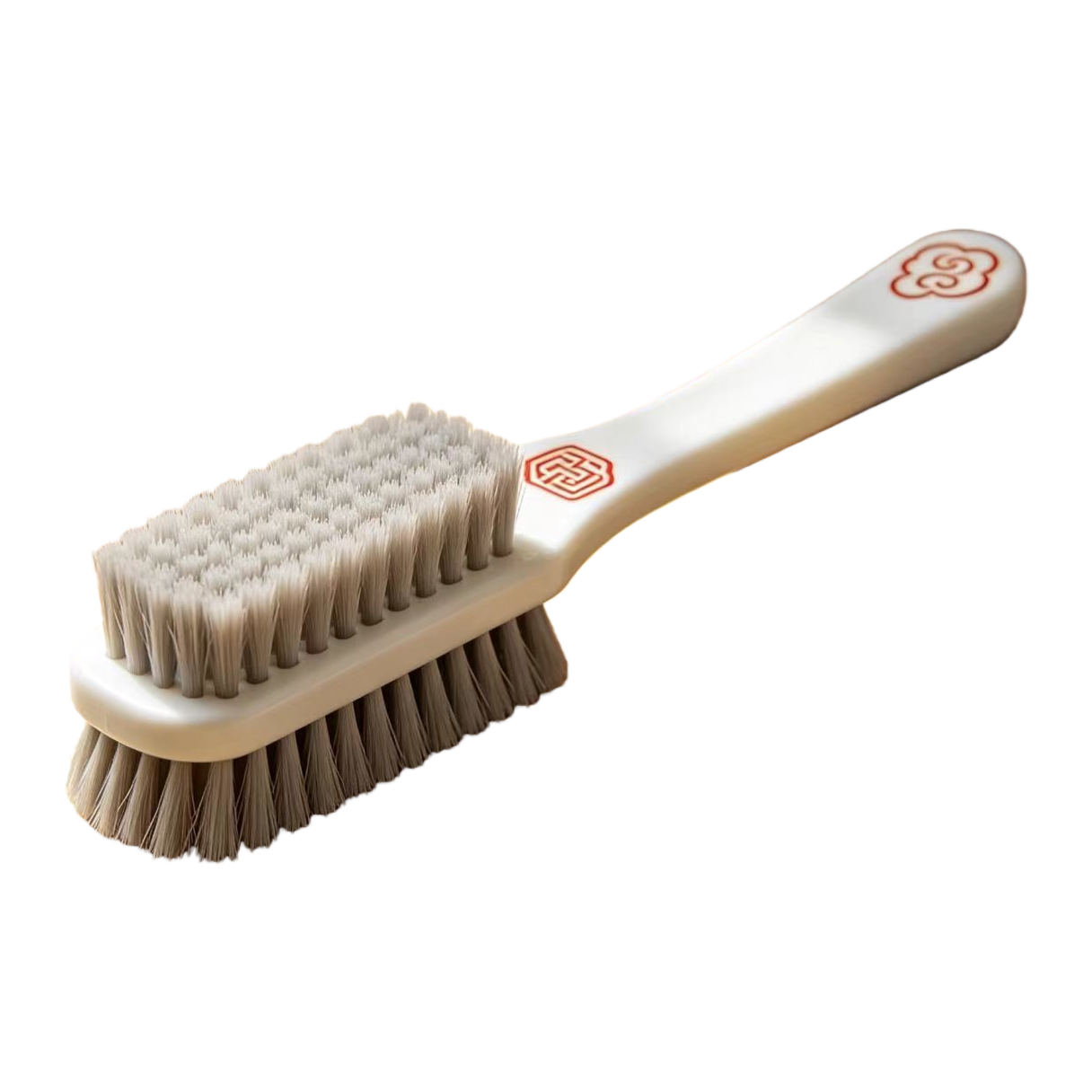 White double-layer bristle beauty comb, makeup tool, professional makeup comb Item Picture