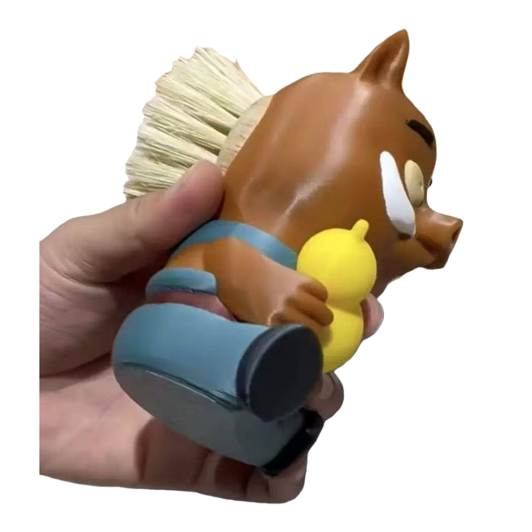 Yingshen Cartoon animal-shaped silicone pet hair removal comb, hand sanitizer cover, electric clipper, dog cleaning and grooming tools Item Picture