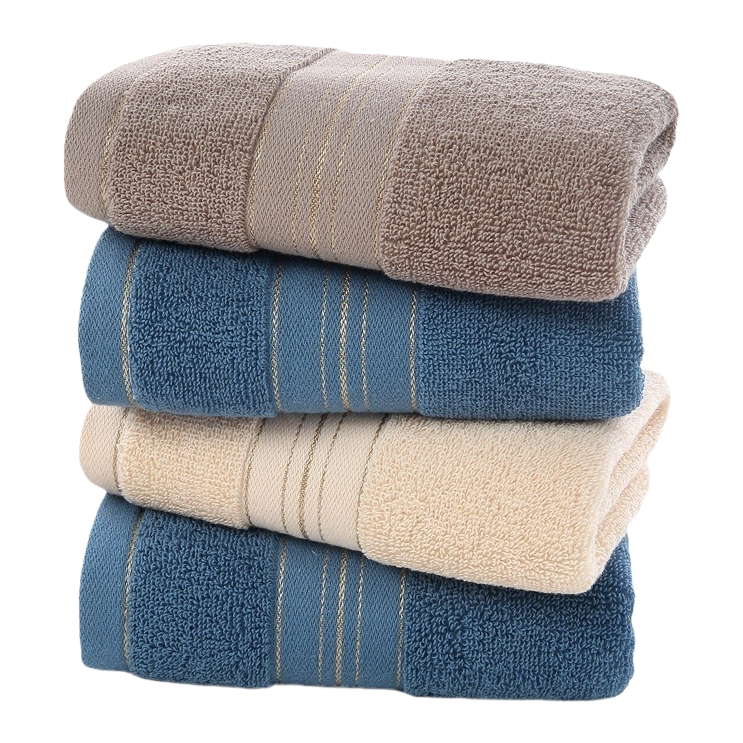 Pure cotton towels for washing face, wholesale and customized all-cotton absorbent towels, individual packaging, street stalls, polyester-cotton embroidery