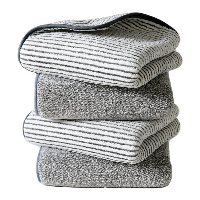 Antibacterial bamboo charcoal fiber towel, coral fleece hair towel, beauty dry hair towel, soft absorbent embroidered letter gift towel