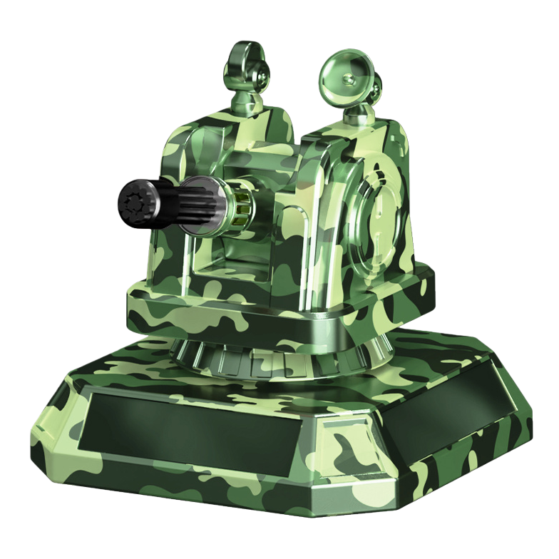 Tank-shaped camouflage car solar display piece, car interior hanging display piece, car display piece Item Picture