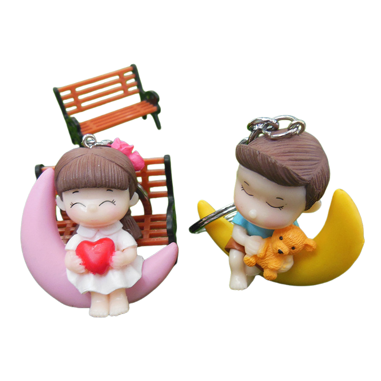Cartoon character perfume bottle, chili key chain, key ring chain accessories Item Picture