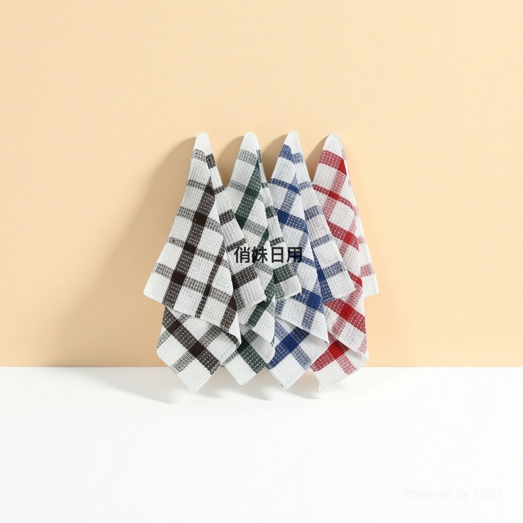 Cross-border multi-functional universal solid-color cleaning cloth, kitchen cleaning soft cleaning cloth, dishwashing and table wiping magic tool, thickened scouring pad Specification image