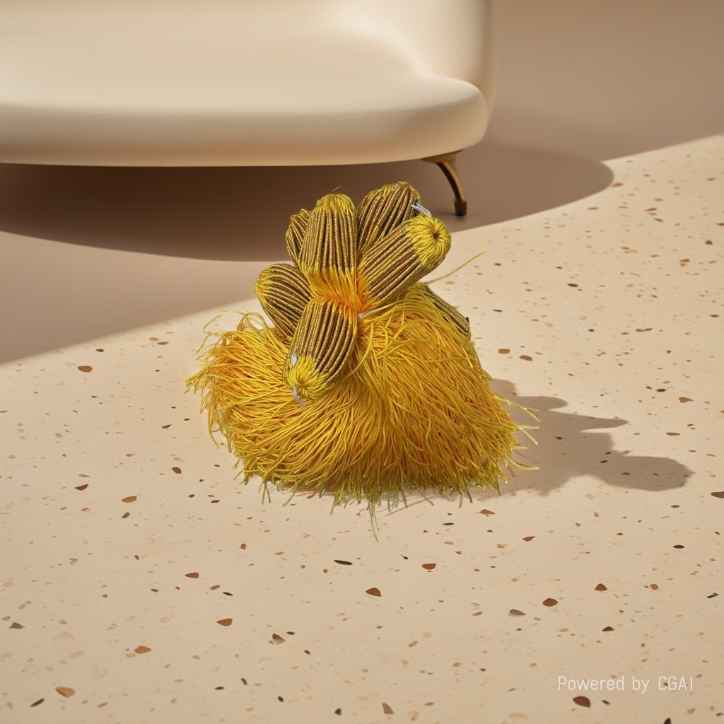 Golden tassel rope No. 72 with a golden pull ring details Picture