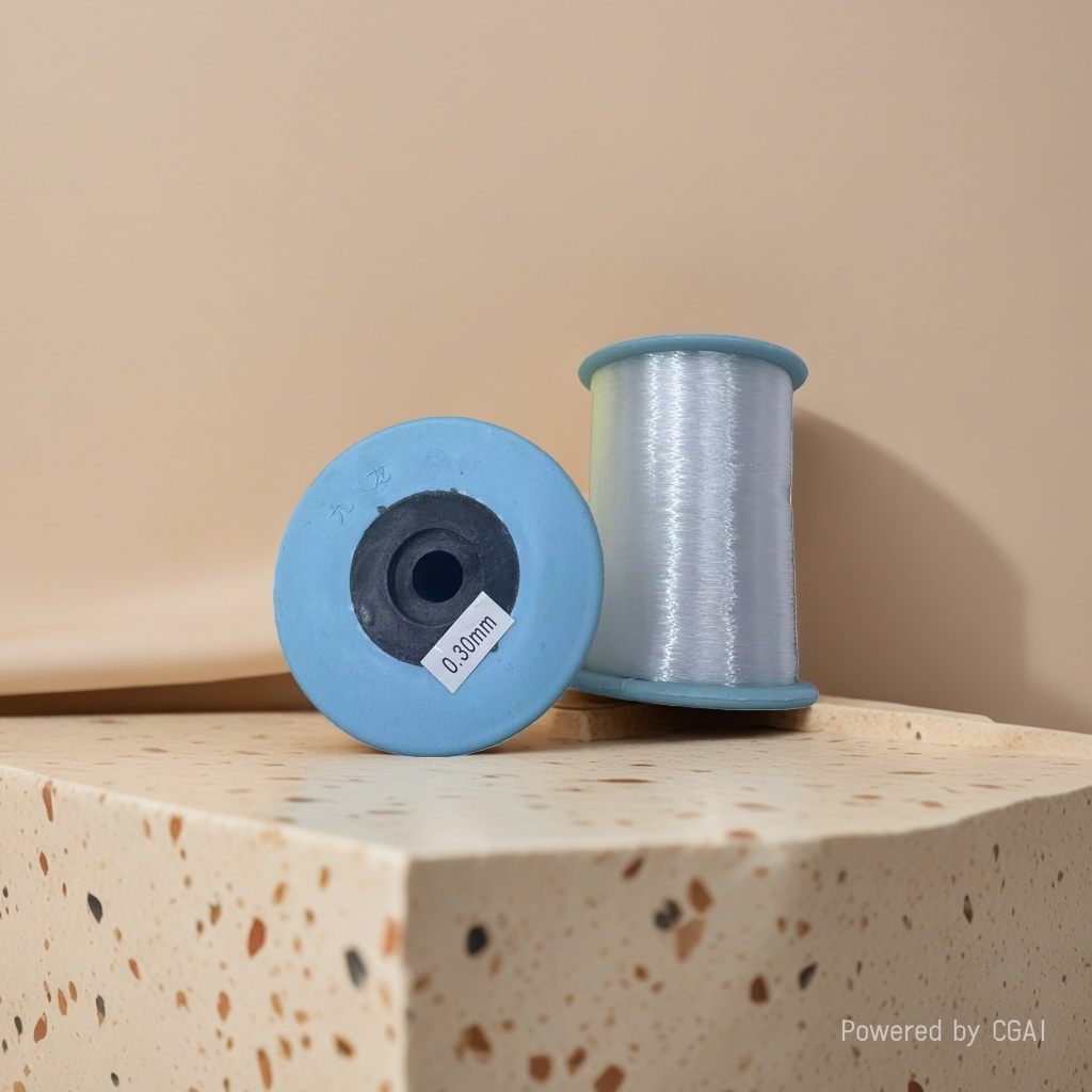 Blue spool with transparent fishing line, nylon line for fishing, wear-resistant Application Scenario