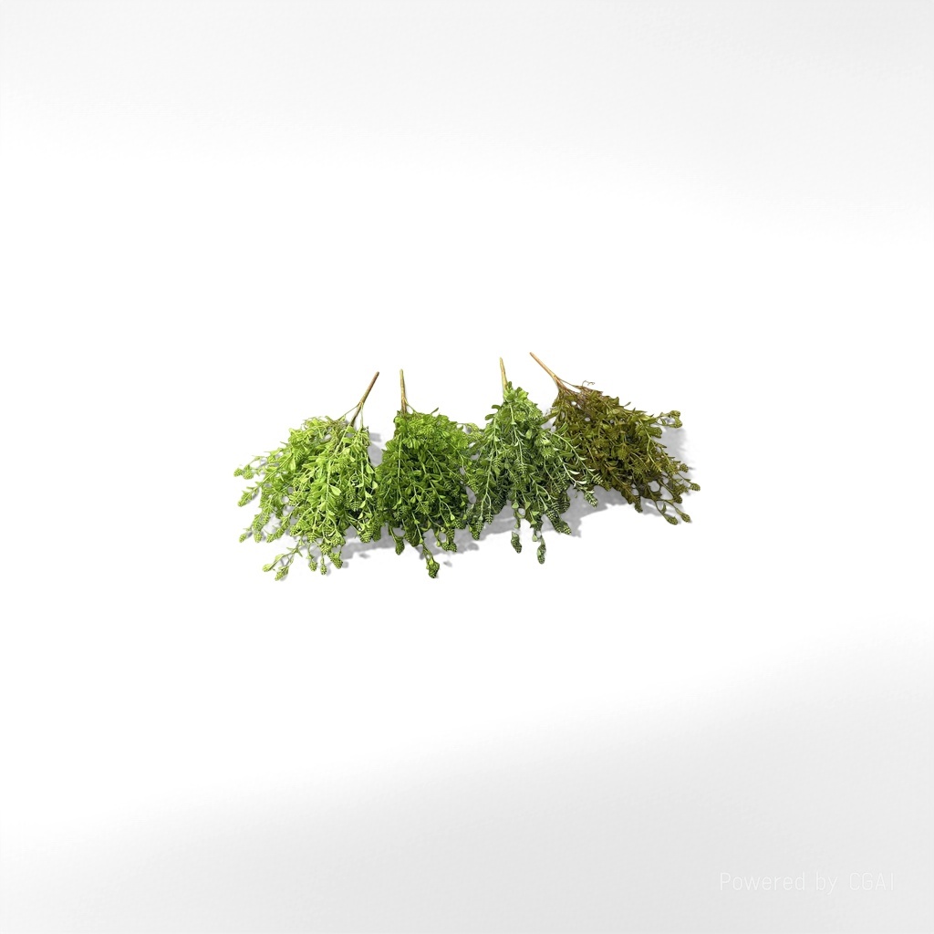 绿色仿真植物束大叶子假花针织花仿真绿植180g