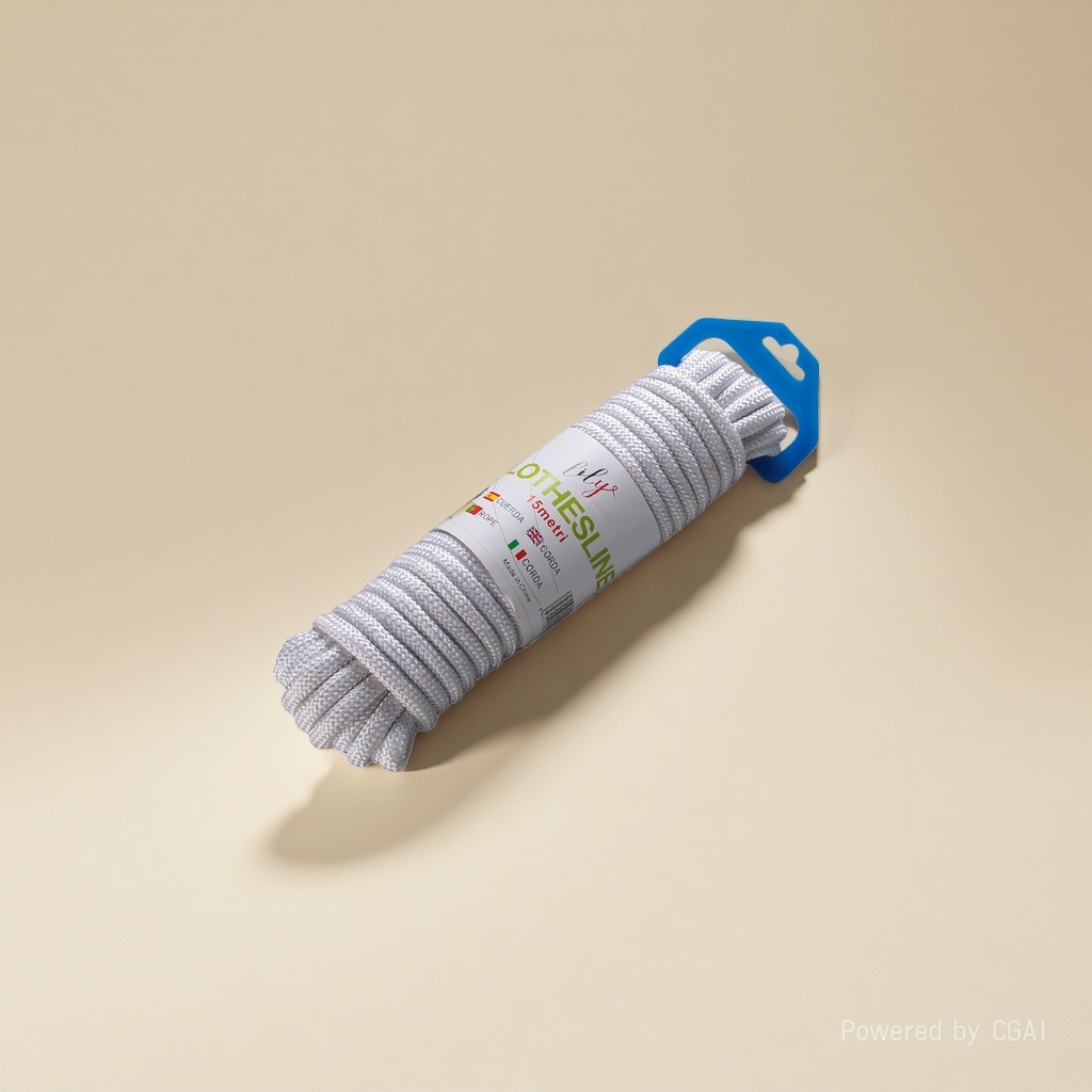 现货供应 6MM*15M 户外多功能丙纶编织绳棉绳 批发