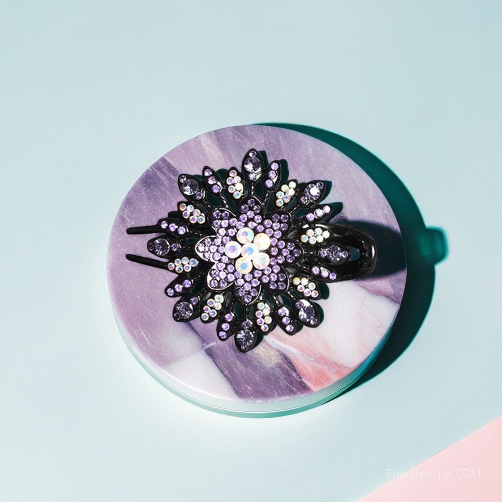 Wholesale of medium-sized water diamond style duckbill hair clips, hair grabbers, three-toothed hair clips for mom