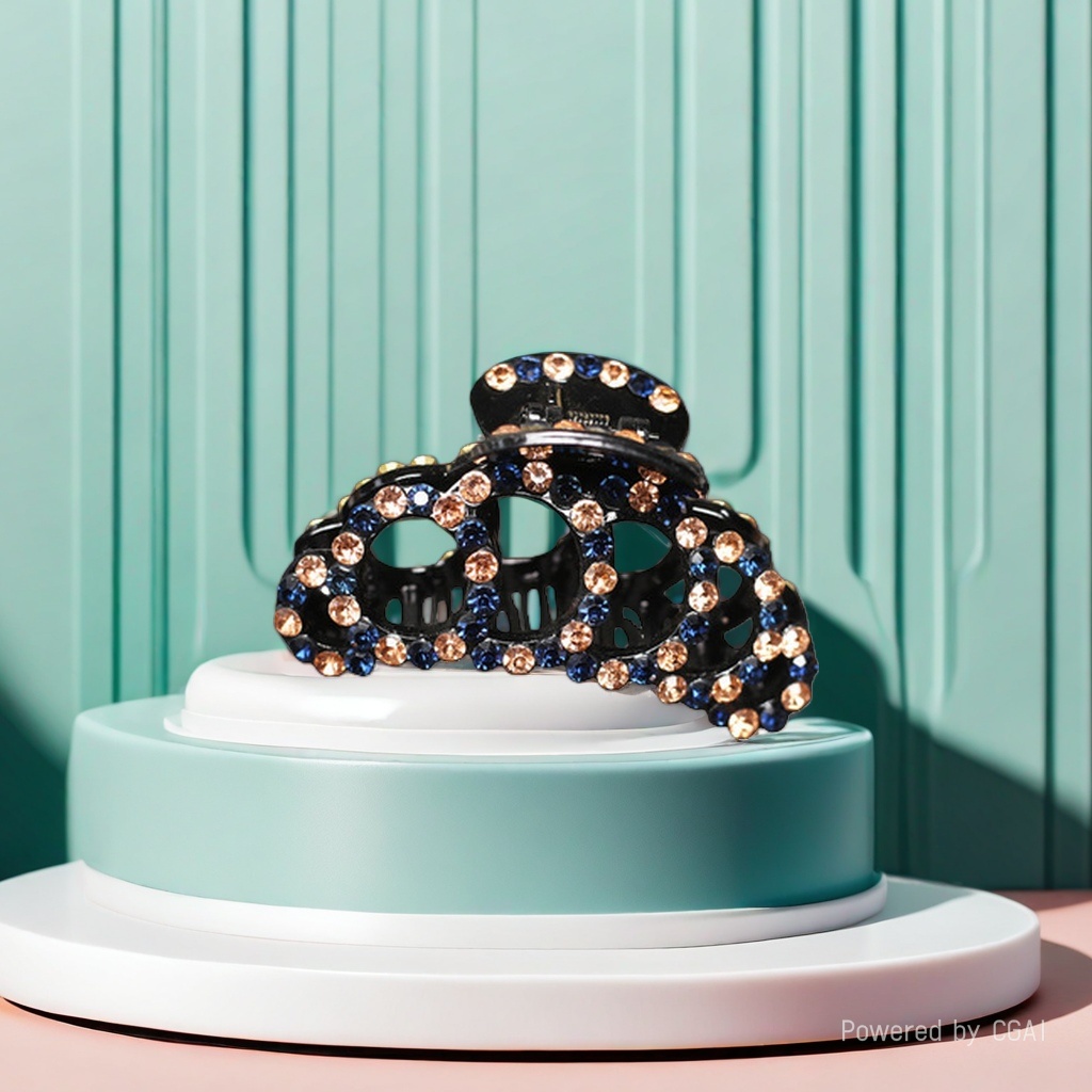 Wholesale from the manufacturer, full diamond, versatile, large grab, women's back of the head, hair clip, mom's updo, head accessory details Picture