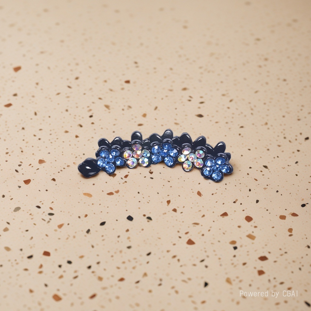 Korean banana clip, vertical clip, ponytail hair clip, hair accessory, rhinestone, elegant twist clip, hair accessory, anti-slip top clip