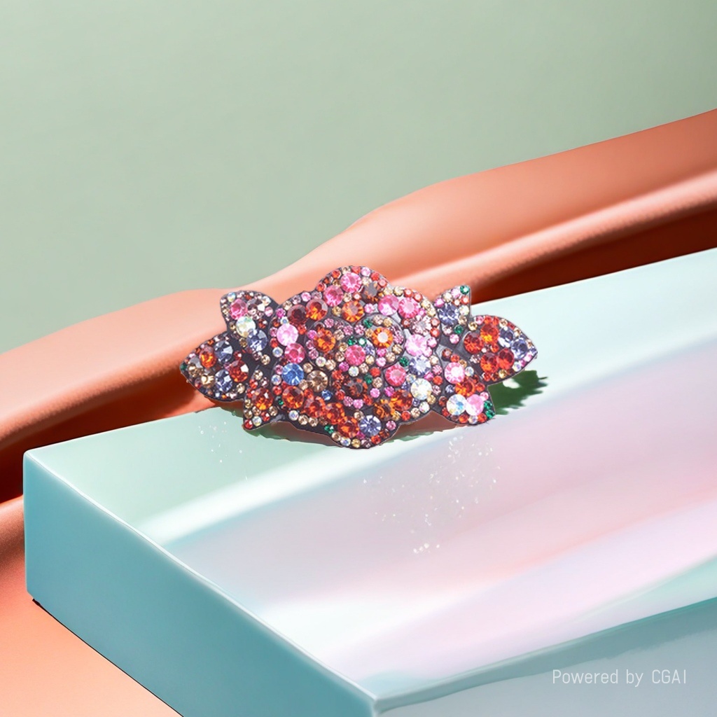 Top clip clip primavera clip strass arco de mariposa multiplo coreano clip de pelo de la parte posterior de la cabeza clip de pelo de la bandeja clip de borde flequillo clip details Picture