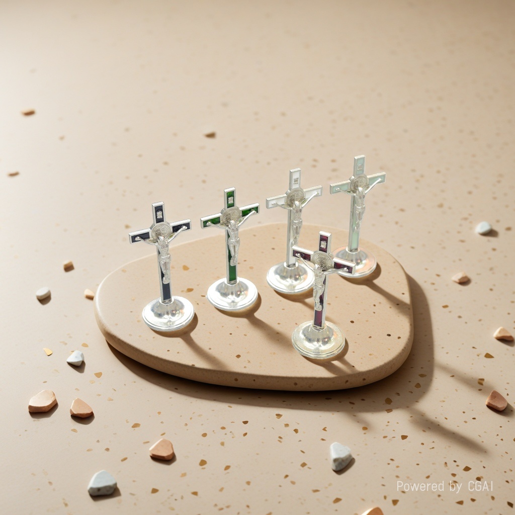 Alloy oil-dripping cross retro office desktop decoration diy accessory manufacturer wholesale