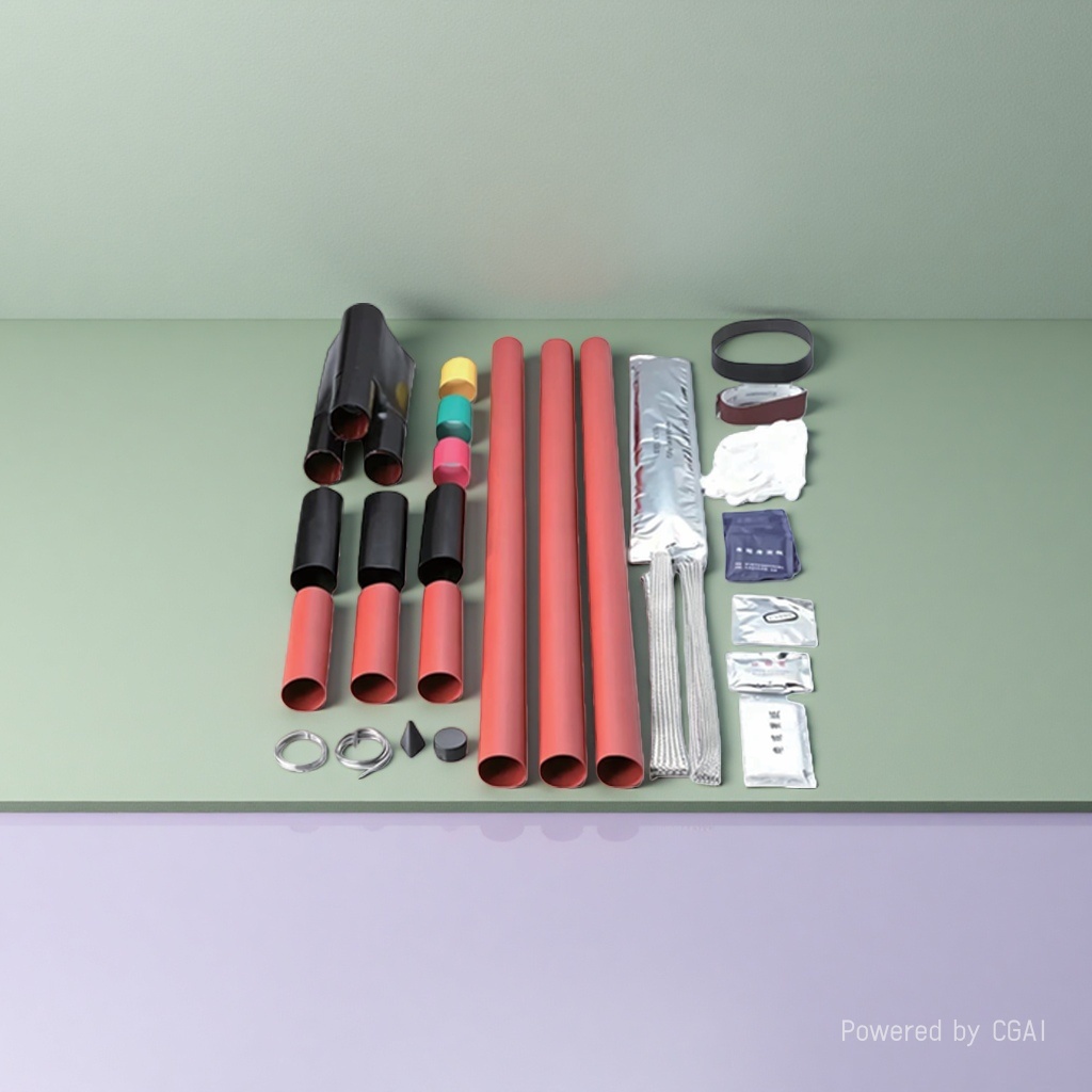 10KVNSY heat shrink cable terminal head, WSY high-voltage terminal connector, single-core and three-core outdoor and indoor cable accessories Application Scenario