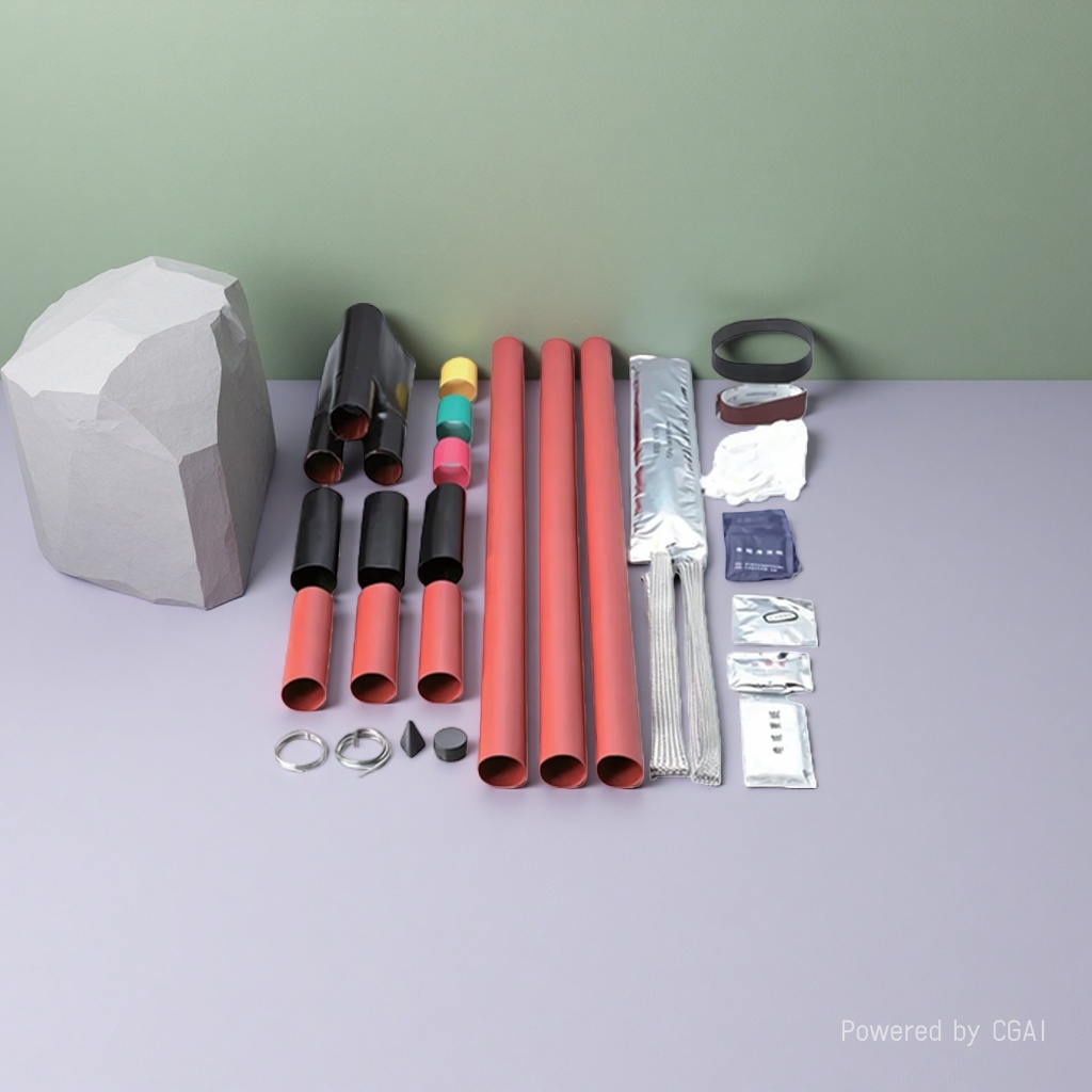 10KVNSY heat shrink cable terminal head, WSY high-voltage terminal connector, single-core and three-core outdoor and indoor cable accessories