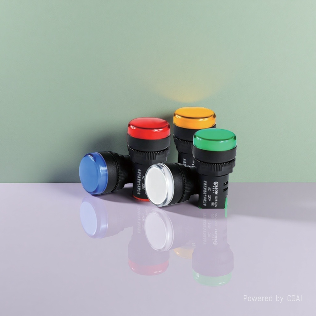 LED power indicator light AD16-22DS distribution box signal light 24v 220v380v red green yellow blue white Application Scenario