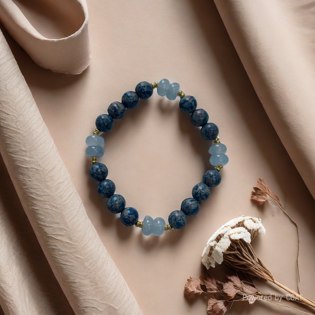 Tangtangtang Sunset Painted 0.8cm Bracelet Copper-plated abacus beads, optimized jade abacus beads SC001018 Application Scenario