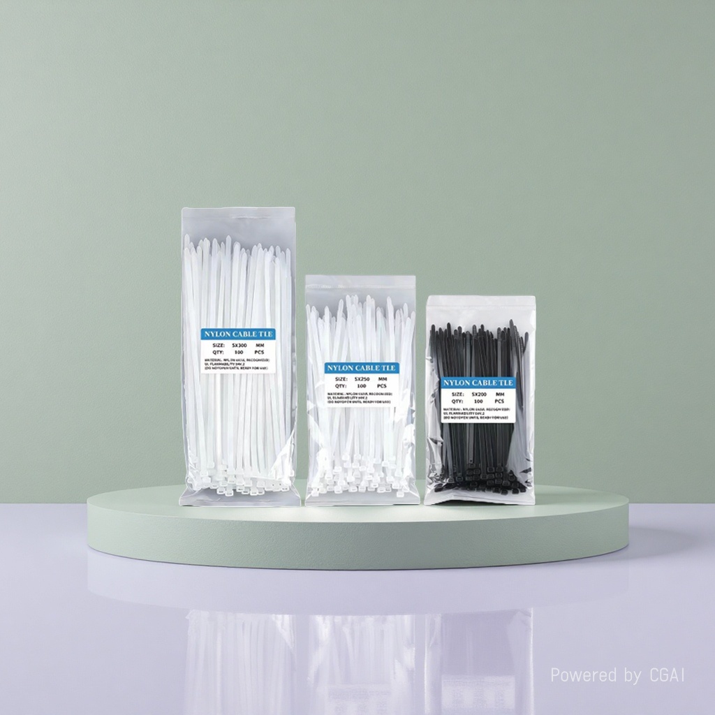 100 nylon cable ties wholesale Nylon Cable ties direct supply for foreign trade 100 self-locking cable ties