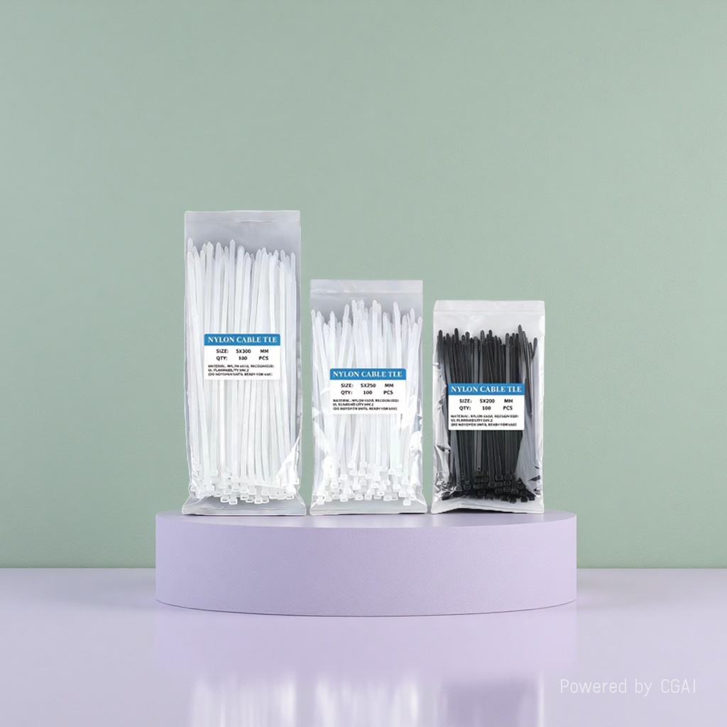 100 nylon cable ties wholesale Nylon Cable ties direct supply for foreign trade 100 self-locking cable ties details Picture