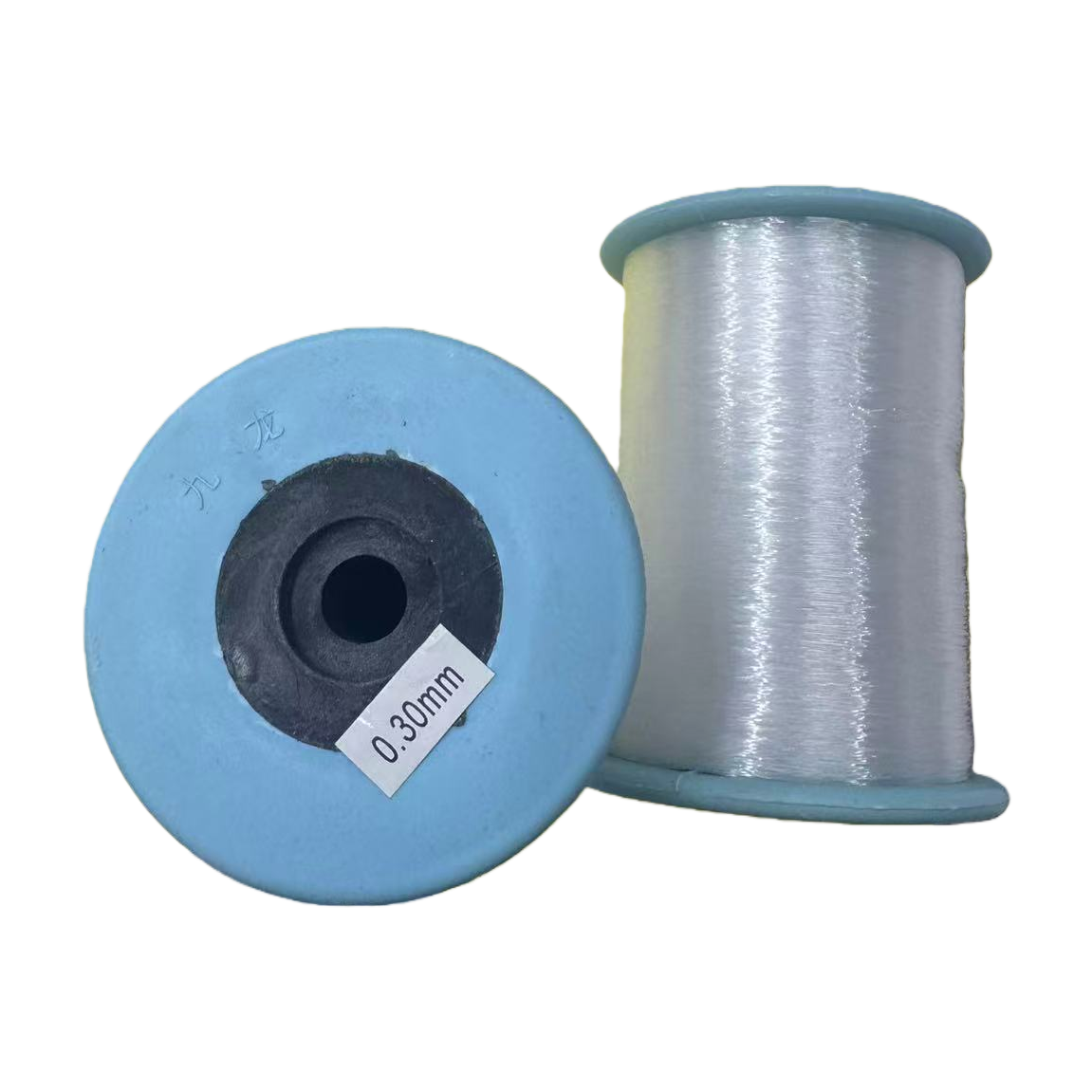 Blue spool with transparent fishing line, nylon line for fishing, wear-resistant Item Picture