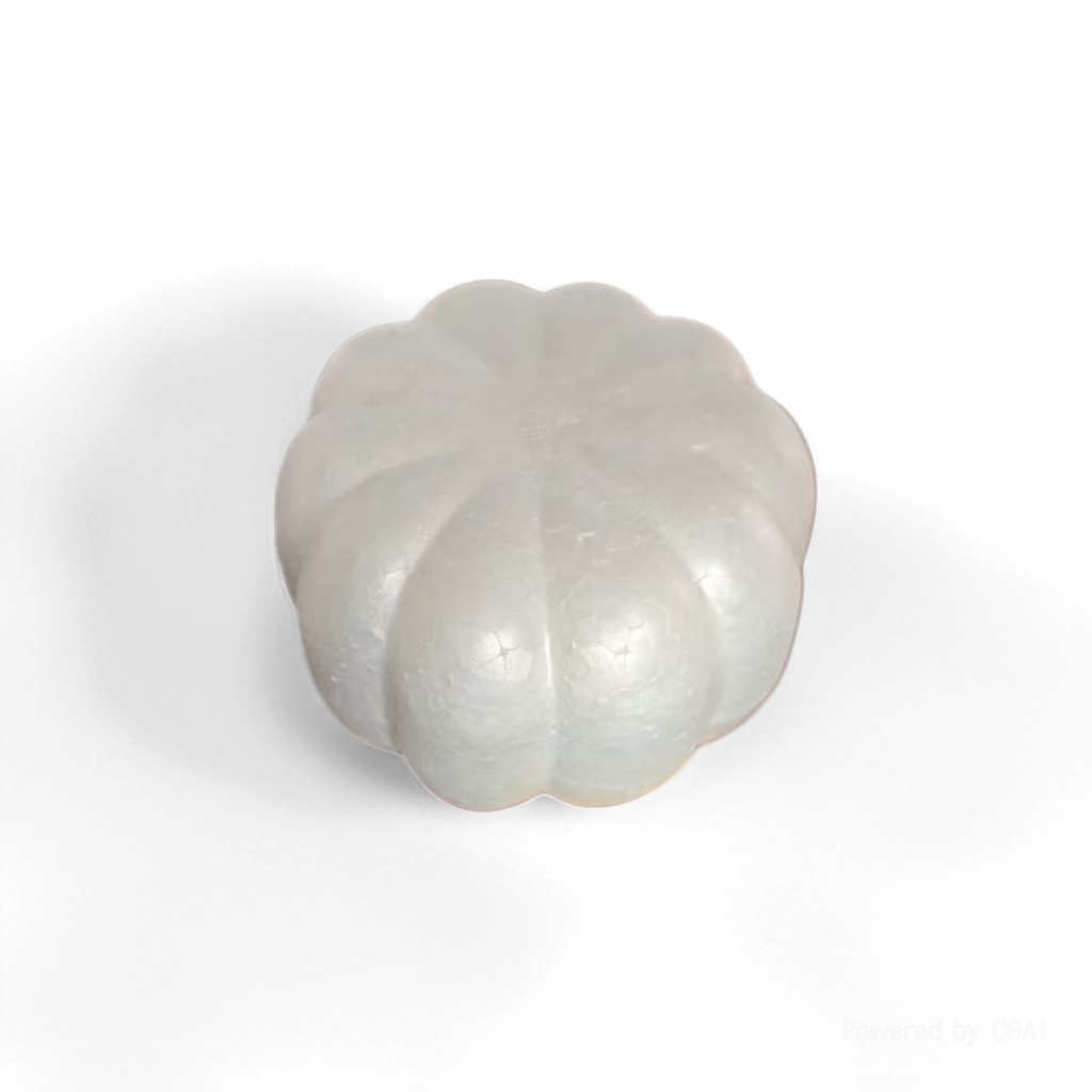 白色南瓜造型食玩饰品 仿真蔬菜水果面包模型