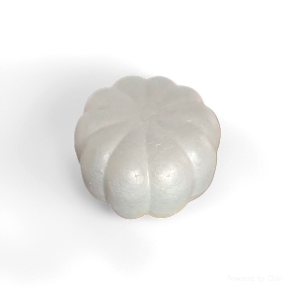 A white pumpkin-shaped food and play accessory simulation model of vegetables, fruits and bread Specification image
