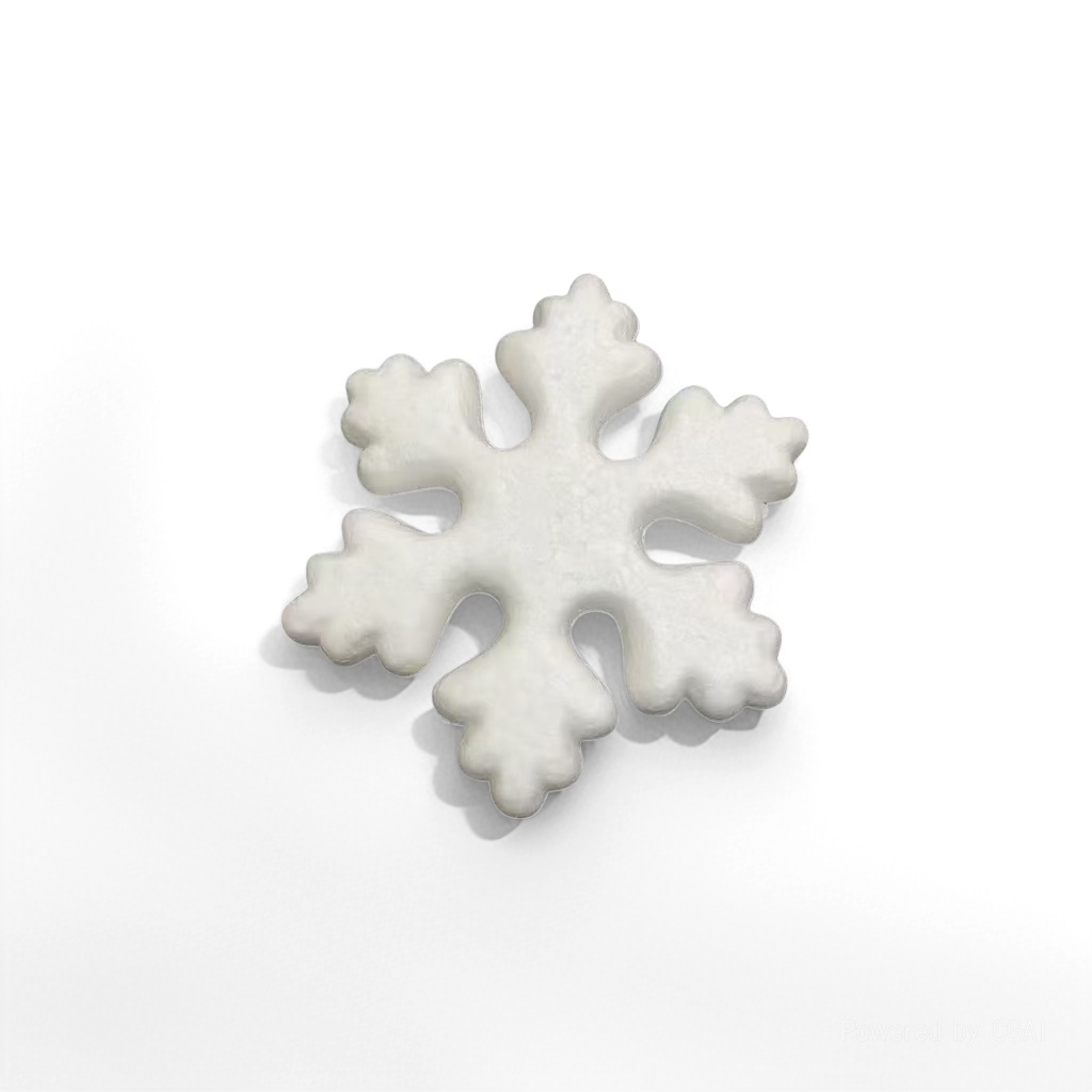 Christmas snowflakes, white snowflak-shaped foam decorations, Christmas snowflake pieces, gifts for educational and training institutions, snow spray