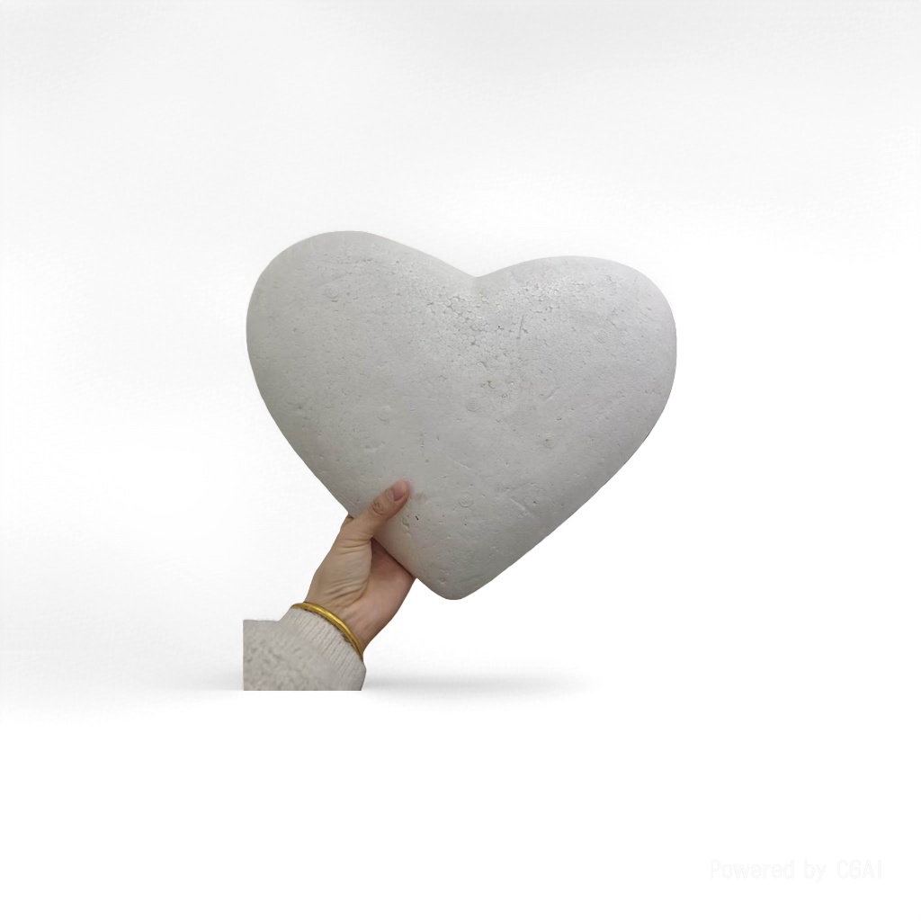 White heart-shaped foam board, foam roll, KT board, foam pad, spliced floor mat, environmentally friendly EVA Specification image