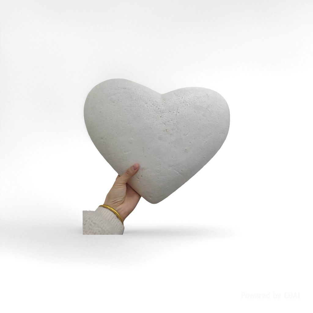 White heart-shaped foam board, foam roll, KT board, foam pad, spliced floor mat, environmentally friendly EVA details Picture