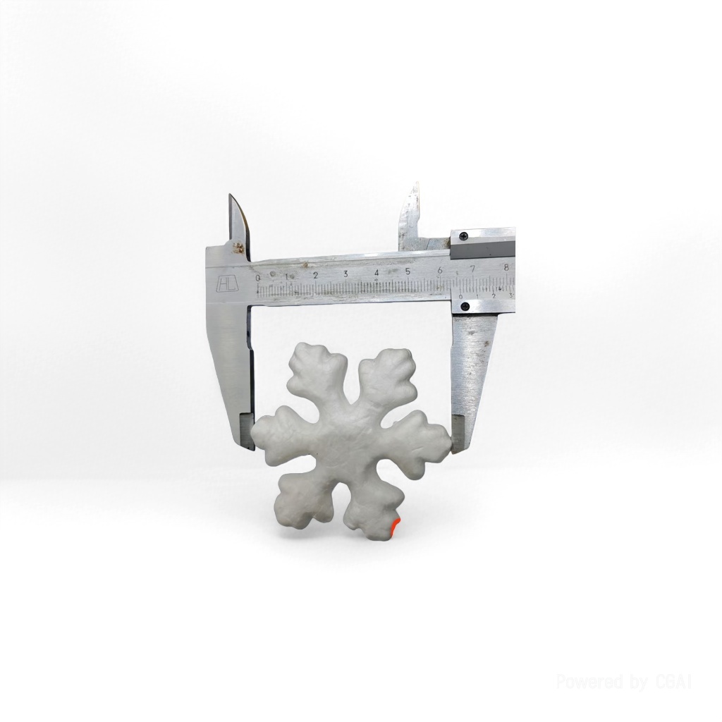Christmas snowflake flake white snowflaket-shaped spray-snow educational training institution gift snow cream packaging paper Application Scenario