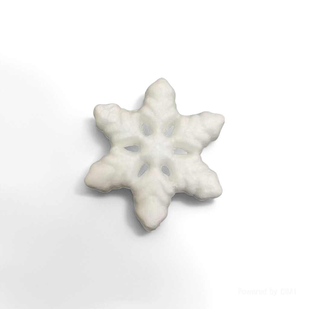 The Christmas snowflake spray gift box contains white biodegradable snowflakes as interactive props for educational and training festivals Specification image