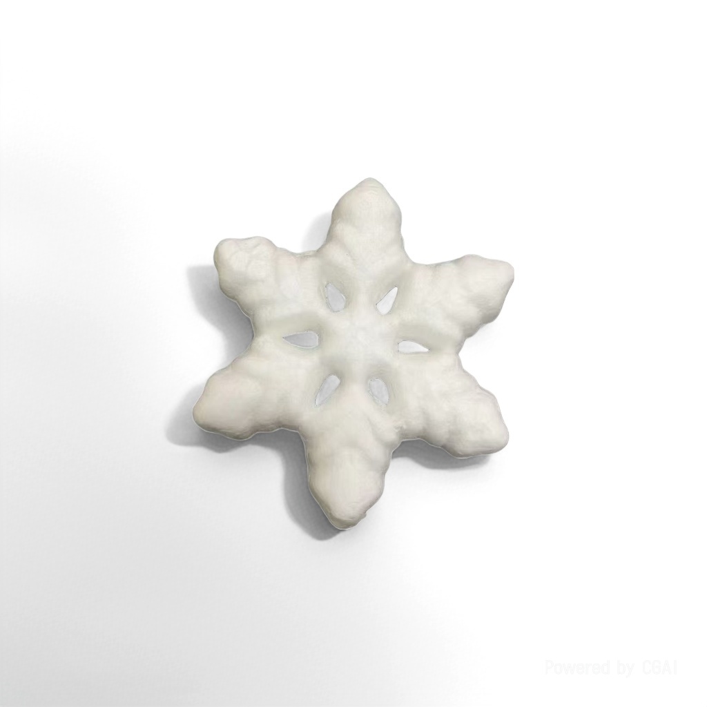The Christmas snowflake spray gift box contains white biodegradable snowflakes as interactive props for educational and training festivals details Picture