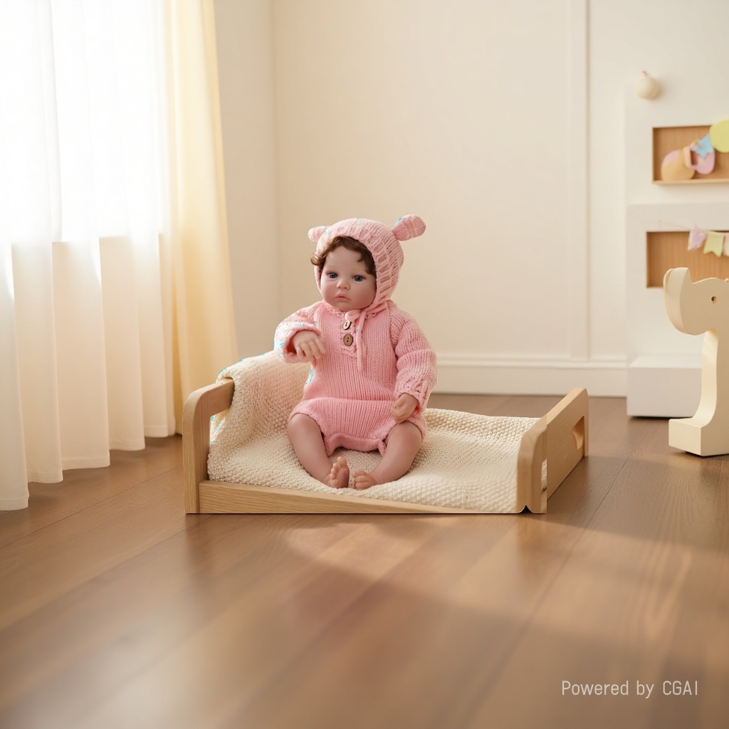 18-inch all-rubber hand-painted ordinary silicone dolls, festival gifts, etc Specification image