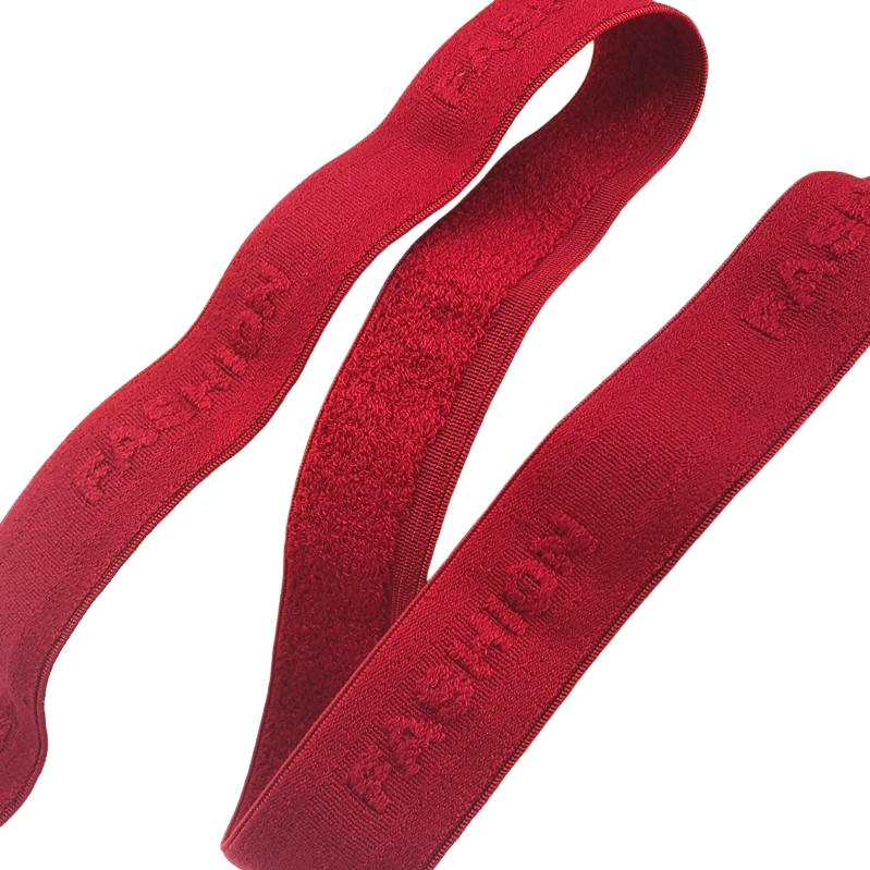 提花松紧带内衣内裤印花LOGO字母橡筋弹力织带服装辅料