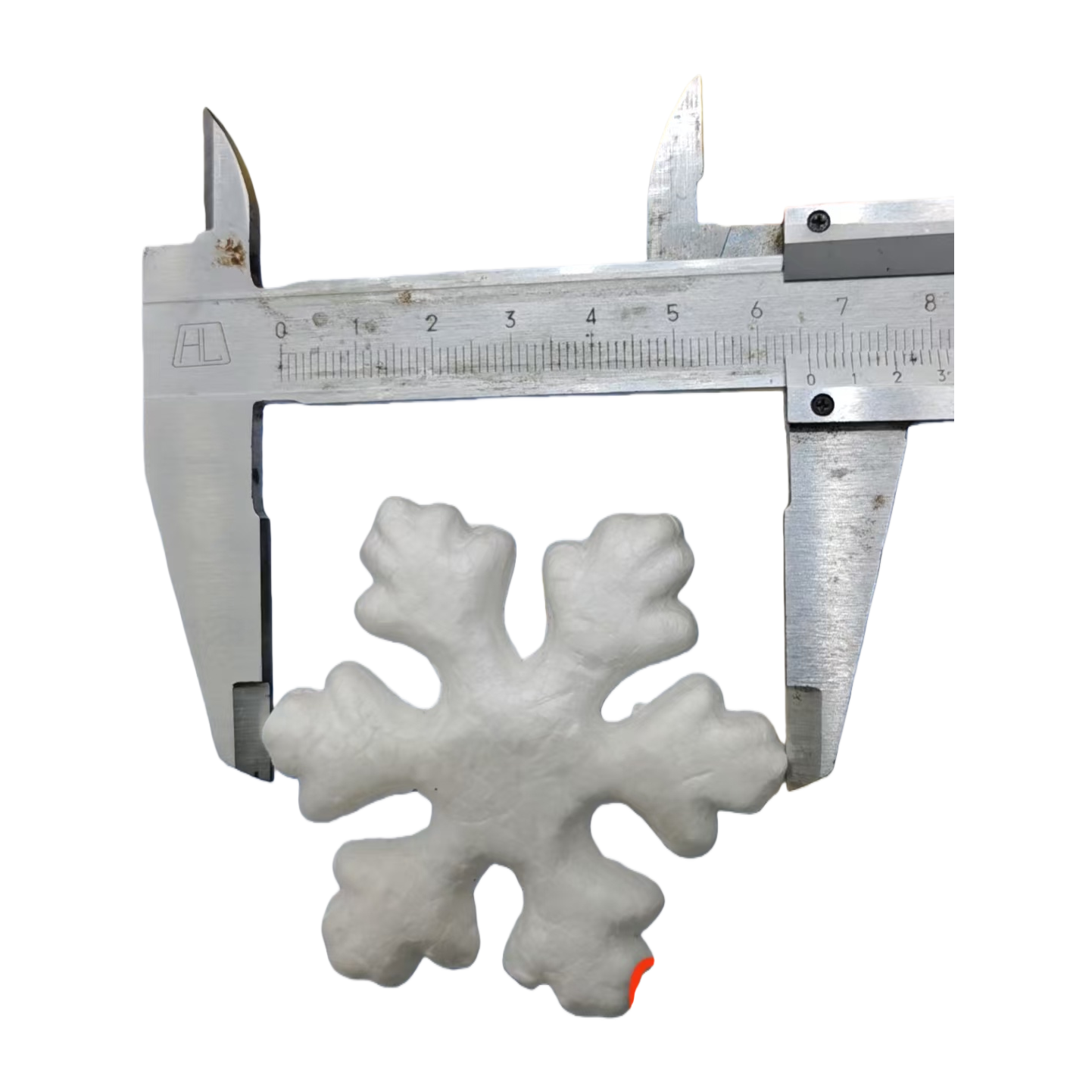 Christmas snowflake flake white snowflaket-shaped spray-snow educational training institution gift snow cream packaging paper Item Picture
